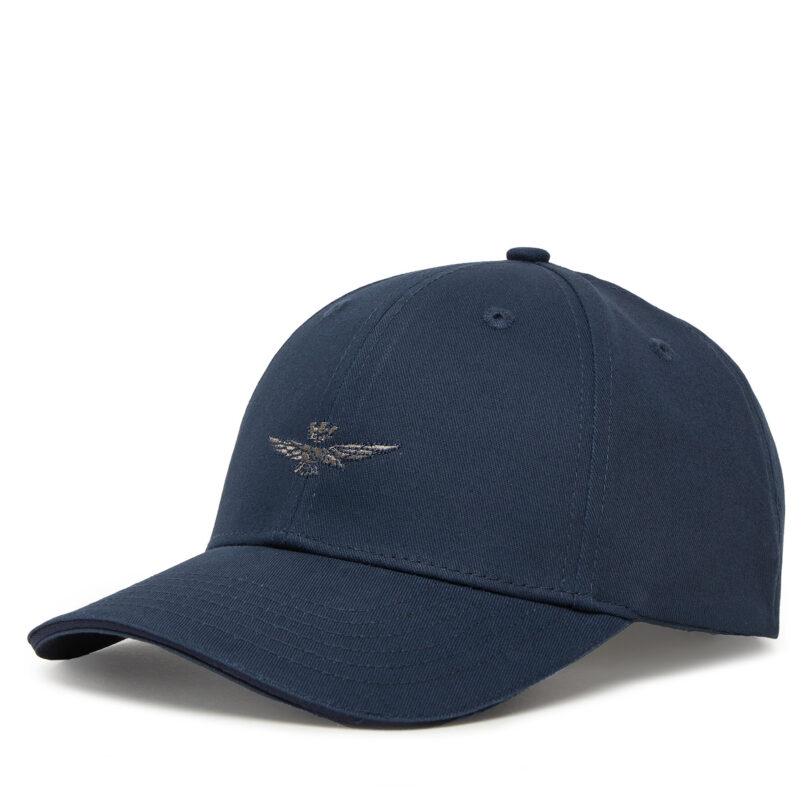 Шапка с козирка Aeronautica Militare 251HA1212CT3299 Тъмносин цвят на ниска цена
