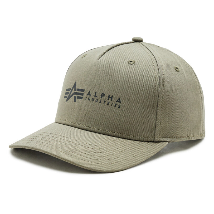 Шапка с козирка Alpha Industries 126912 Зелен цвят на ниска цена