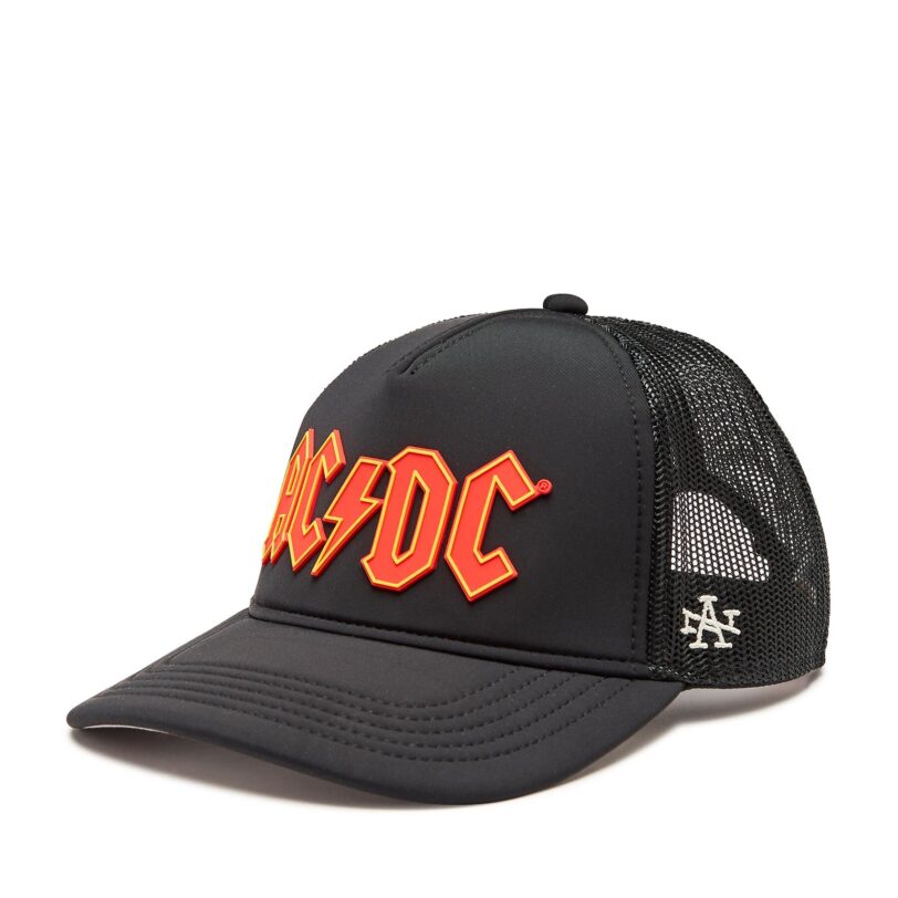 Шапка с козирка American Needle Riptide Valin - ACDC SMU706A-ACDC Черен цвят на ниска цена