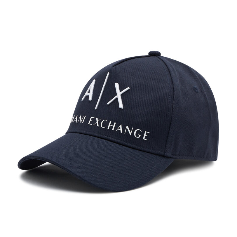 Шапка с козирка Armani Exchange 954039 CC513 00936 Тъмносин цвят на ниска цена