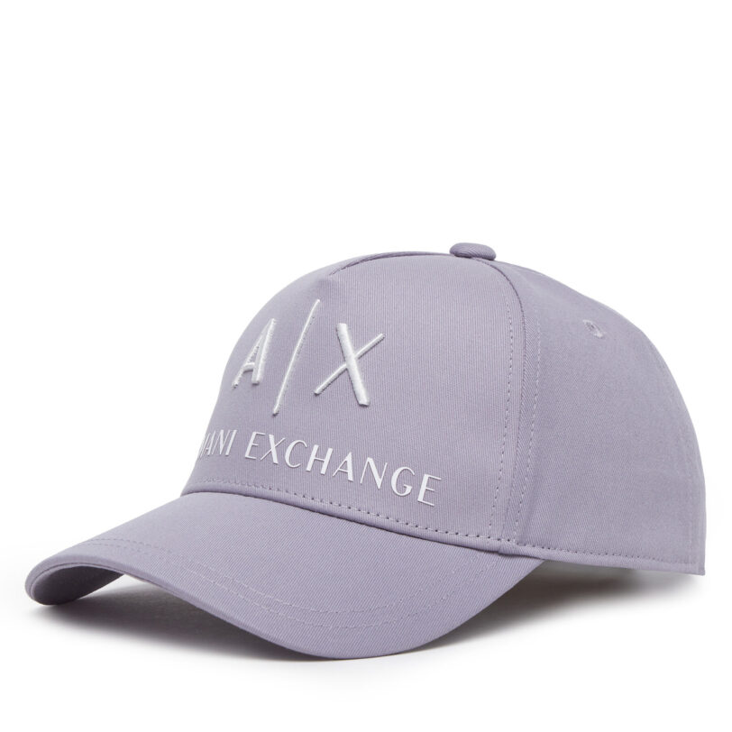 Шапка с козирка Armani Exchange 954039 CC513 UA047 Виолетов цвят на ниска цена