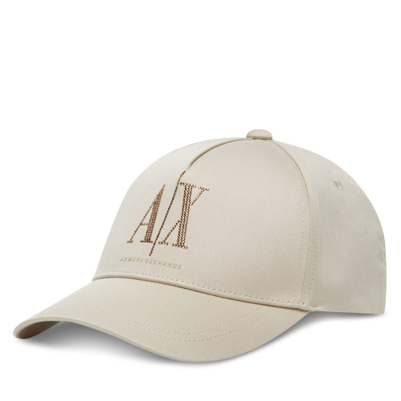 Шапка с козирка Armani Exchange XW000957 AF13846 U1092 Бежов цвят на ниска цена