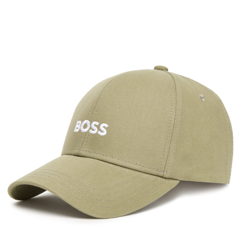 Шапка с козирка BOSS 50495121 Зелен цвят на ниска цена