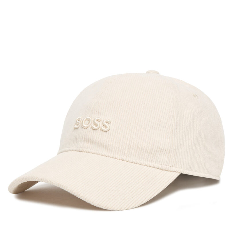 Шапка с козирка BOSS 50544383 Бял цвят на ниска цена