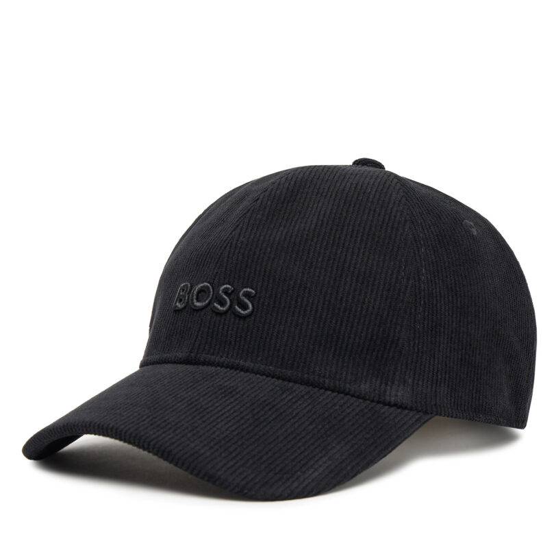 Шапка с козирка BOSS 50544383 Черен цвят на ниска цена