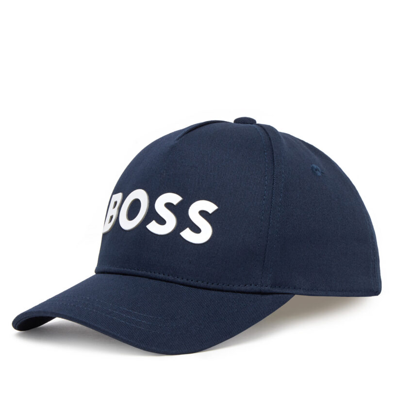Шапка с козирка BOSS J51681 Тъмносин цвят на ниска цена