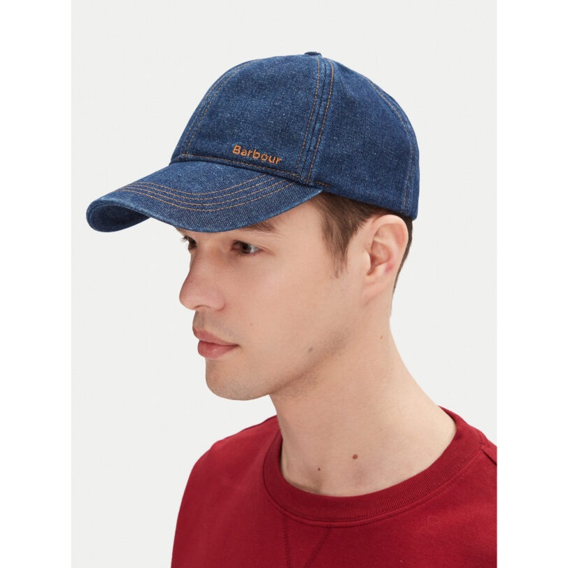 Шапка с козирка Barbour Grindle Cap MHA0887BL11 Син цвят на ниска цена