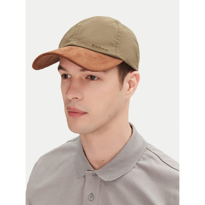 Шапка с козирка Barbour Transport Cap MHA0888GN31 Зелен цвят на ниска цена