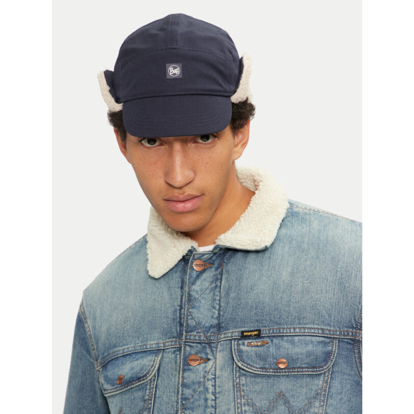 Шапка с козирка Buff Fall Line Cap Simu 134535.787.20 Син цвят на ниска цена