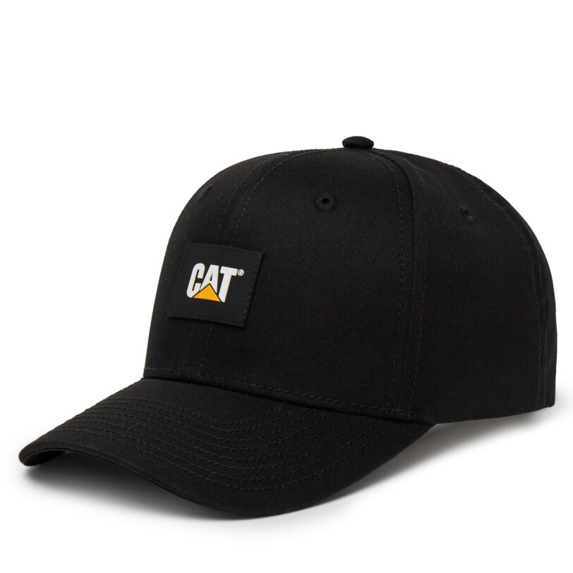 Шапка с козирка CATerpillar Logo Label Unstructured 1090031-10158 Черен цвят на ниска цена