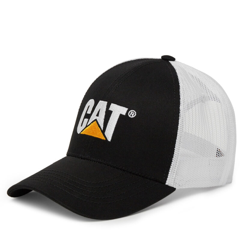Шапка с козирка CATerpillar Raised Logo 1120062-12869 Черен цвят на ниска цена