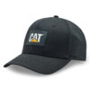 Шапка с козирка CATerpillar Sheridan Flat Черен цвят на ниска цена