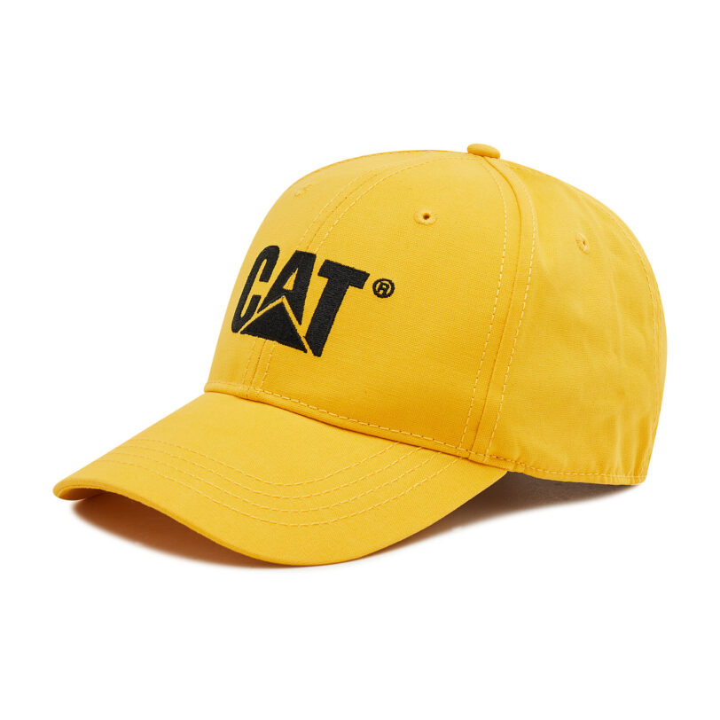 Шапка с козирка CATerpillar Trademark Cap W01791 Жълт цвят на ниска цена