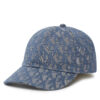 Шапка с козирка Calvin Klein Aop 6 Panel Baseball Cap LV04K5058G Син цвят на ниска цена