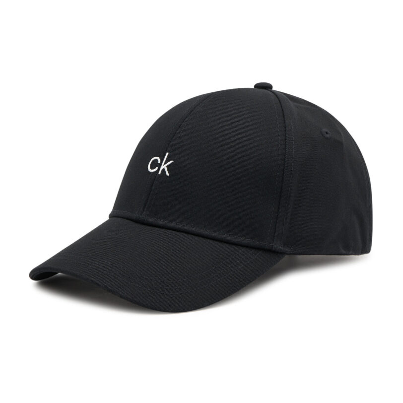 Шапка с козирка Calvin Klein Ck Center Cap K50K506087 Черен цвят на ниска цена