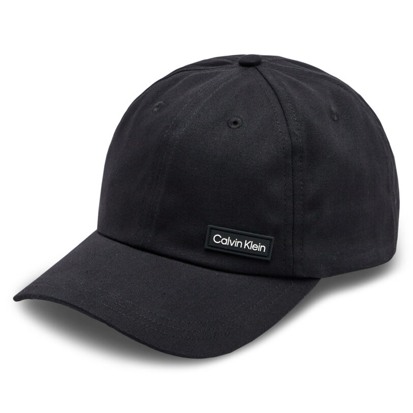Шапка с козирка Calvin Klein Elevated Patch K50K510487 Черен цвят на ниска цена