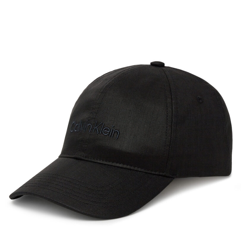 Шапка с козирка Calvin Klein Emb Logo LV04D5024G Черен цвят на ниска цена