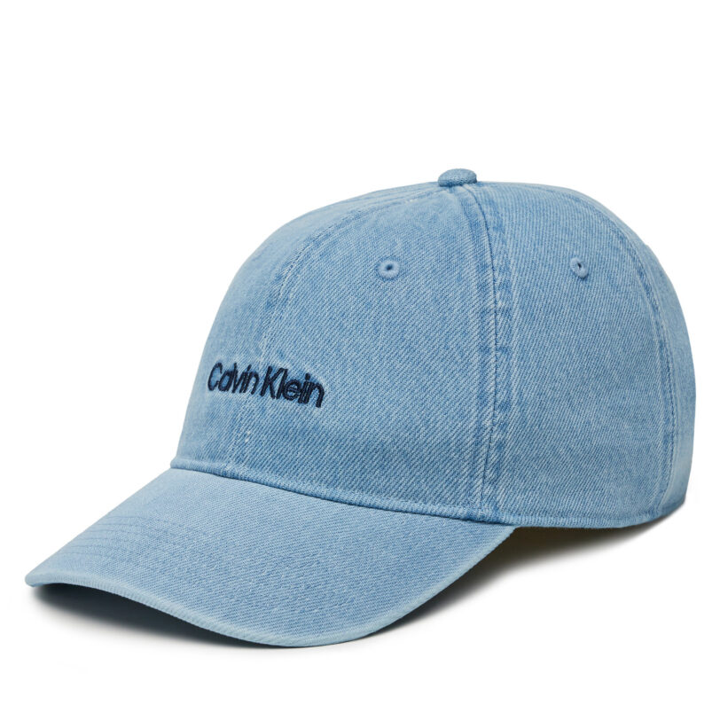 Шапка с козирка Calvin Klein Emb Logo LV04G5068G Син цвят на ниска цена