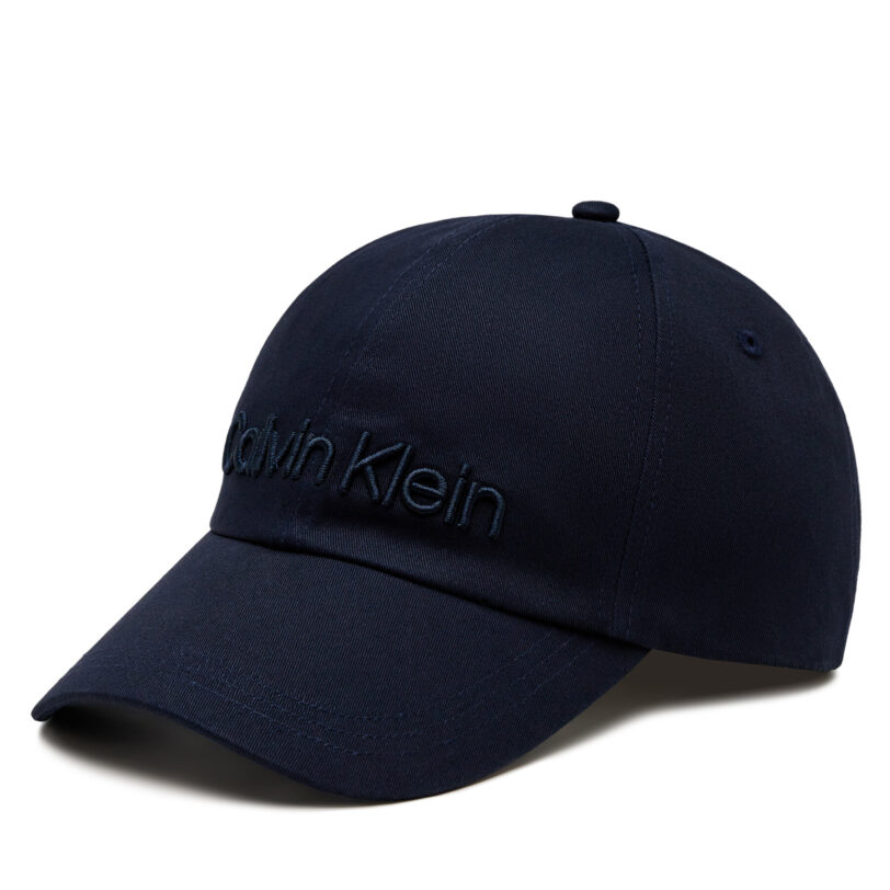 Шапка с козирка Calvin Klein Embroidery K50K505737 Тъмносин цвят на ниска цена