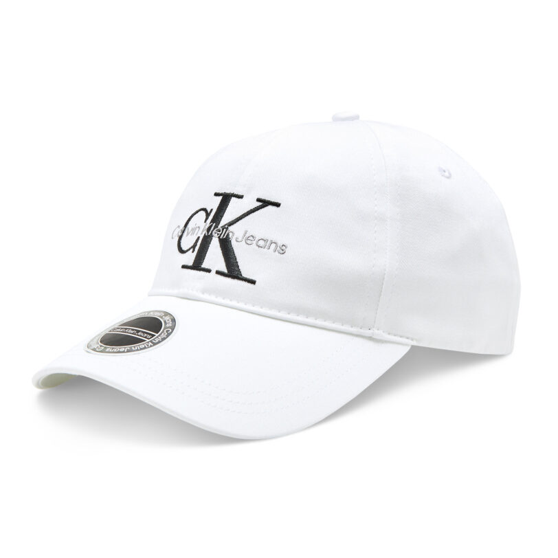 Шапка с козирка Calvin Klein Jeans K50K510061 Бял цвят на ниска цена