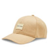 Шапка с козирка Calvin Klein Jeans Mono Logo Patch Cap K60K612381 Бежов цвят на ниска цена