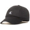 Шапка с козирка Calvin Klein Jeans Monogram Baseball Cap IU0IU00150 Черен цвят на ниска цена