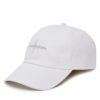 Шапка с козирка Calvin Klein Jeans Monologo LV04K5026G Бял цвят на ниска цена
