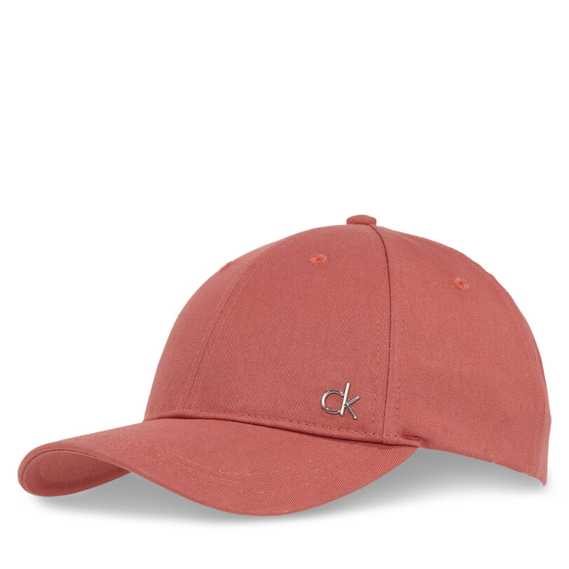 Шапка с козирка Calvin Klein K60K613102 Оранжев цвят на ниска цена