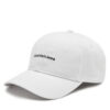 Шапка с козирка Calvin Klein Monologo Embro K50K512180 Бял цвят на ниска цена