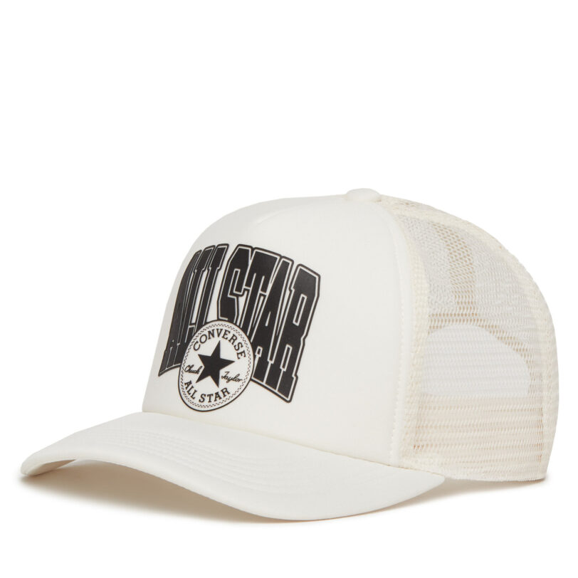 Шапка с козирка Converse 10026659-A05 Бял цвят на ниска цена
