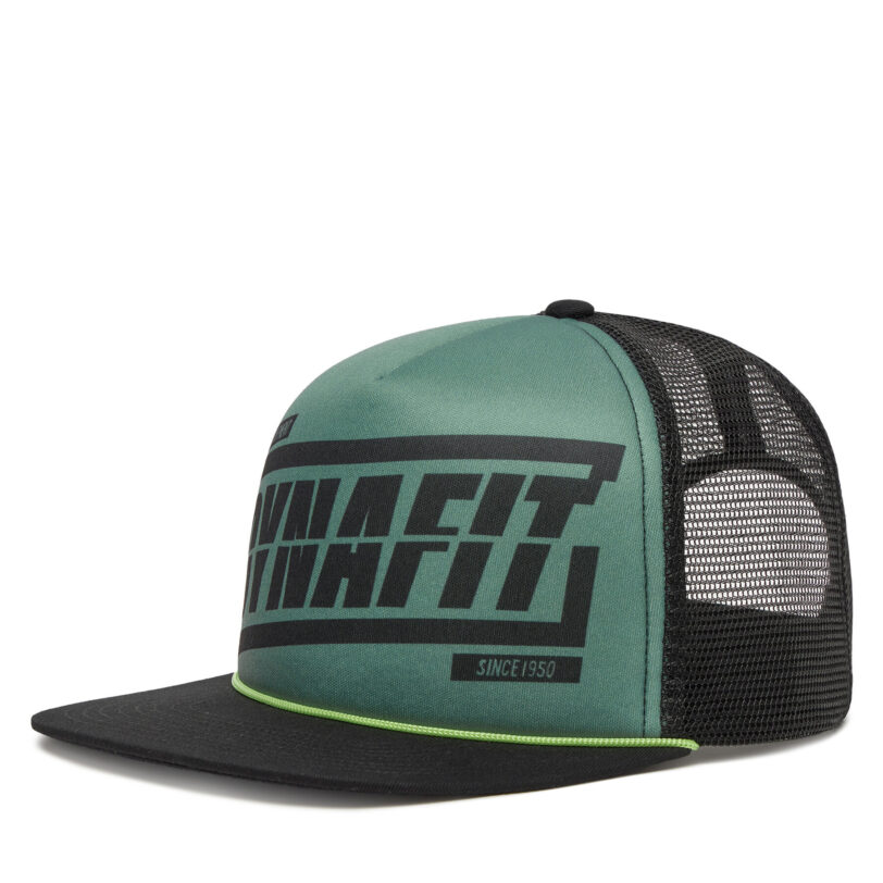 Шапка с козирка Dynafit Graphic Trucker 08-71276 Зелен цвят на ниска цена