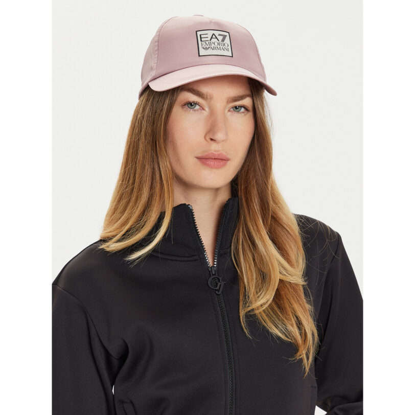 Шапка с козирка EA7 Emporio Armani 280044 4F100 27372 Розов цвят на ниска цена