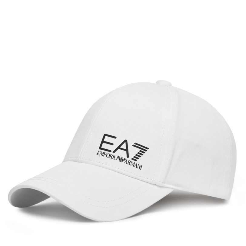 Шапка с козирка EA7 Emporio Armani 7X000005 AF11989 M0014 Бял цвят на ниска цена
