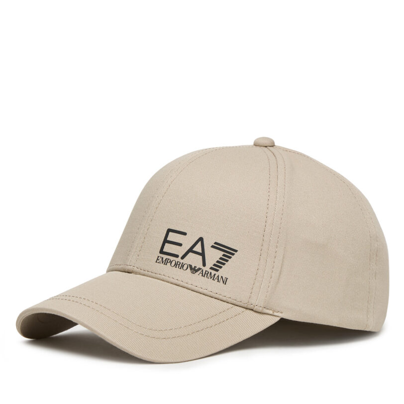 Шапка с козирка EA7 Emporio Armani 7X000005 AF11989 M6083 Бежов цвят на ниска цена