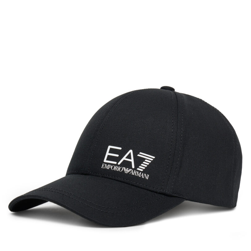 Шапка с козирка EA7 Emporio Armani 7X000005 AF11989 MC008 Черен цвят на ниска цена