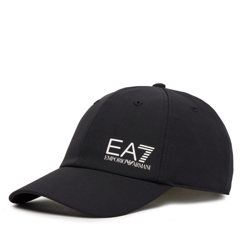 Шапка с козирка EA7 Emporio Armani 7X000106 AF13554 MC134 Черен цвят на ниска цена