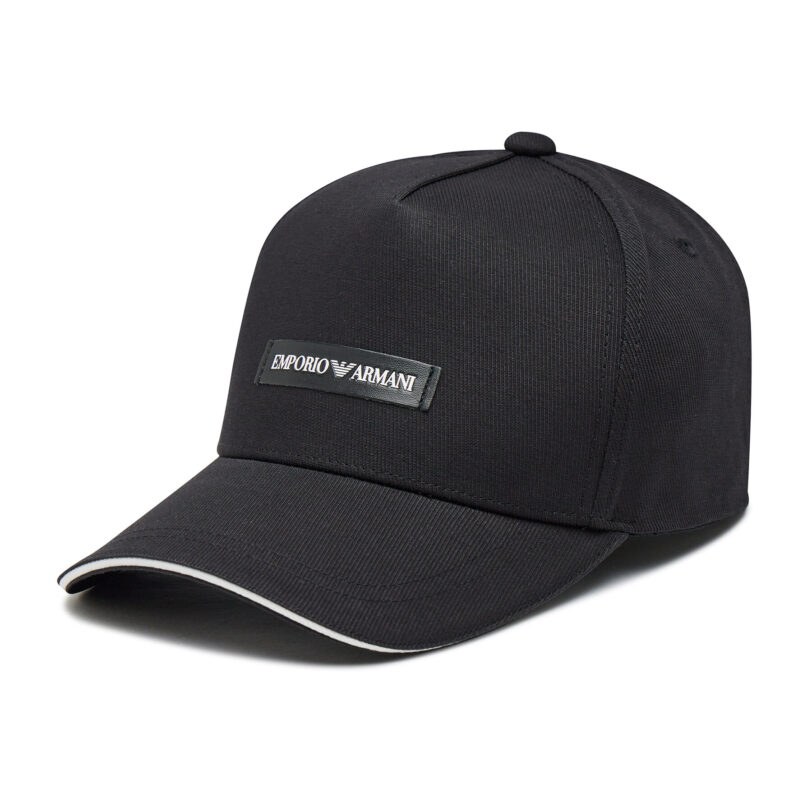 Шапка с козирка Emporio Armani 627921 CC991 00020 Черен цвят на ниска цена