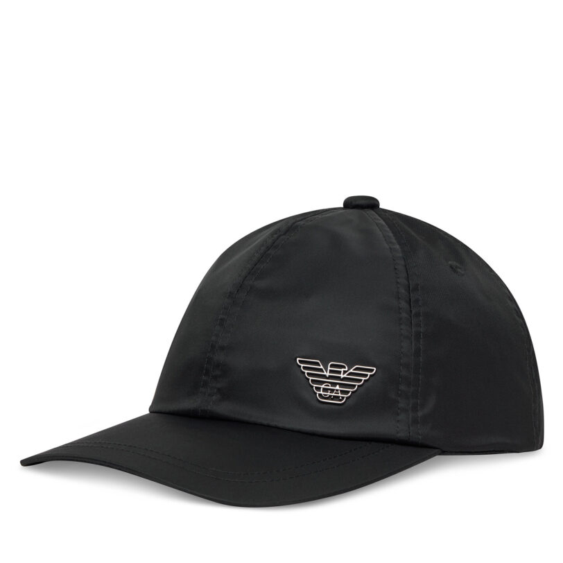 Шапка с козирка Emporio Armani EM001962 AF13454 UC001 Черен цвят на ниска цена
