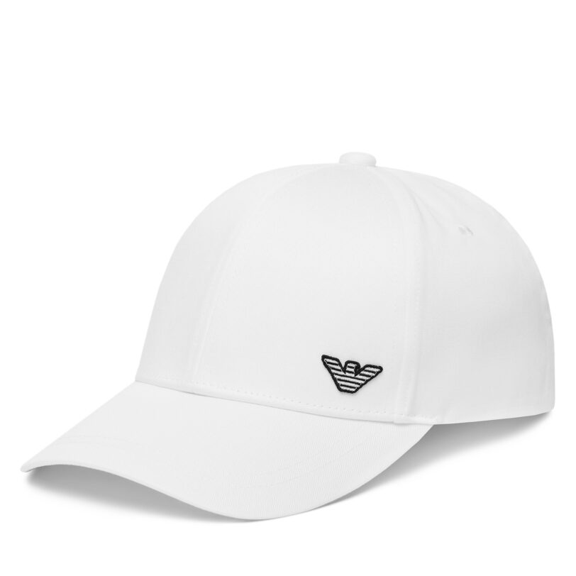 Шапка с козирка Emporio Armani EX000004 AF12603 U0011 Бял цвят на ниска цена