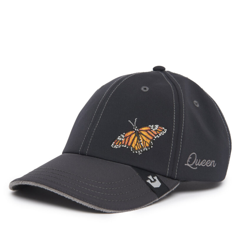 Шапка с козирка Goorin Bros Long Live The Queen 101-1315 Черен цвят на ниска цена
