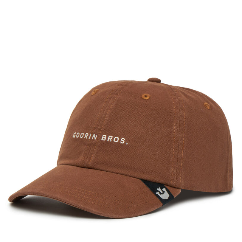 Шапка с козирка Goorin Bros Papa 101-1541-COF Кафяв цвят на ниска цена