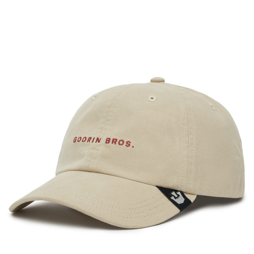 Шапка с козирка Goorin Bros Papa 101-1541-KHA Бежов цвят на ниска цена