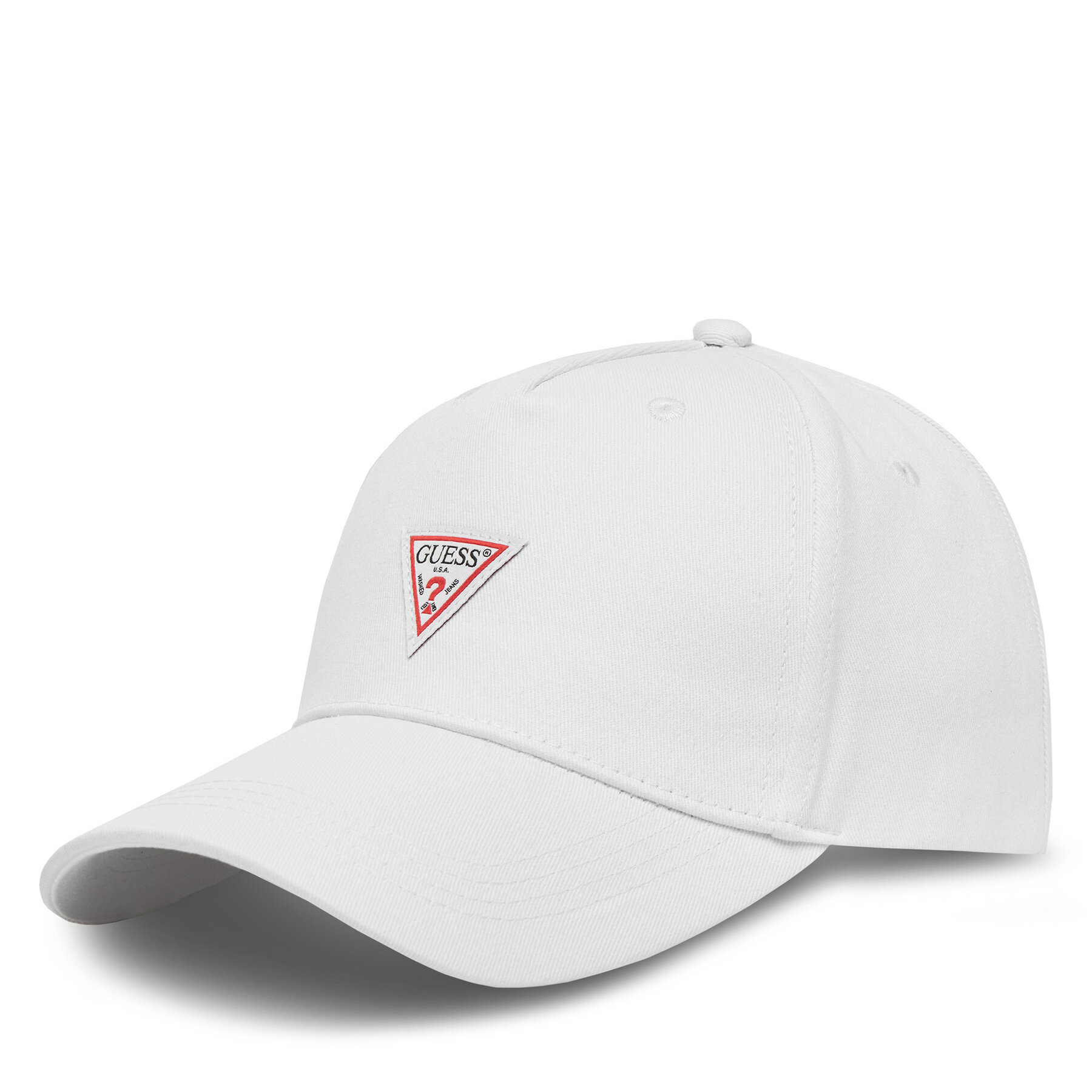 Шапка с козирка Guess AM9523 POL01 Бял цвят на ниска цена