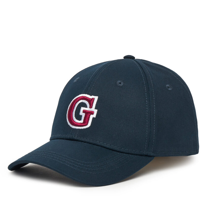 Шапка с козирка Guess AM9536 COT01 Тъмносин цвят на ниска цена