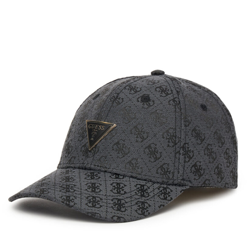 Шапка с козирка Guess AW5368 POL01 Черен цвят на ниска цена