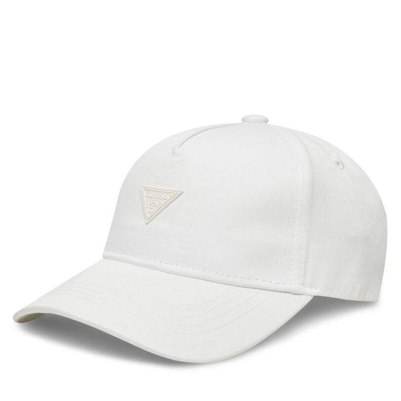 Шапка с козирка Guess H5RZ00 WO08O Бял цвят на ниска цена