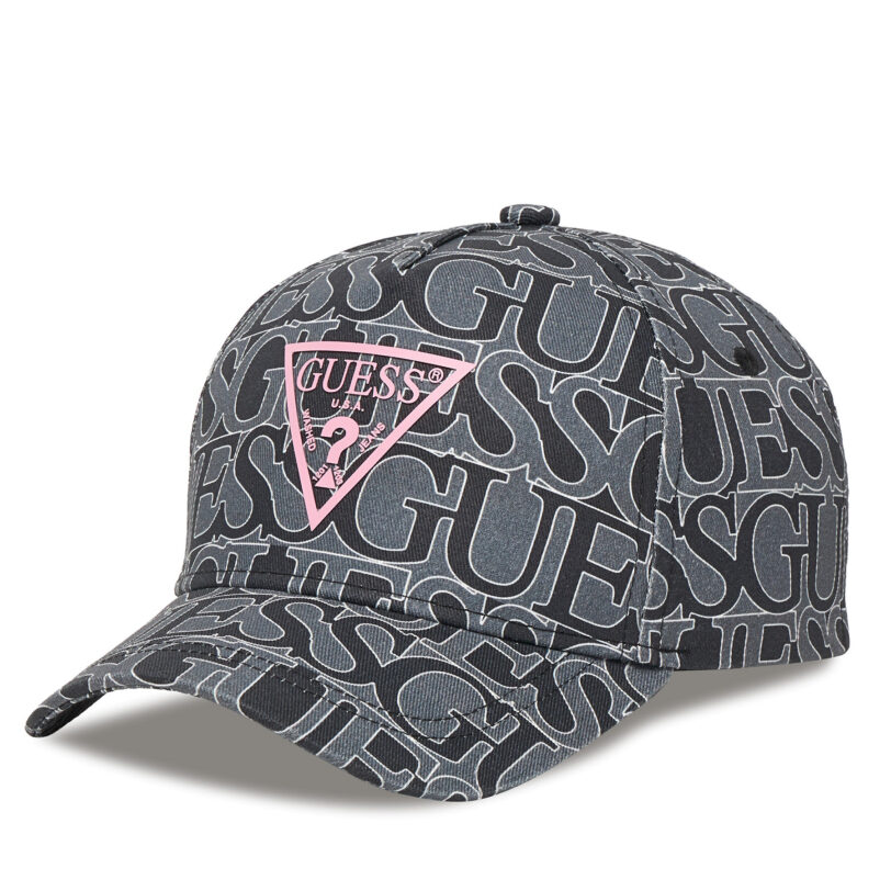 Шапка с козирка Guess H5YZ03 WO08O Сив цвят на ниска цена
