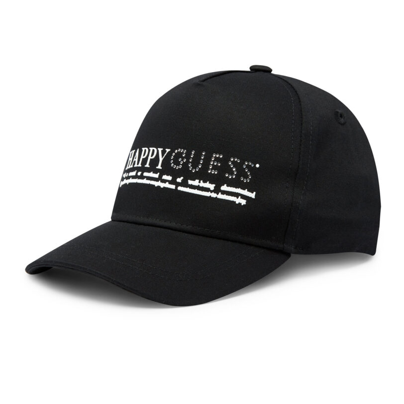 Шапка с козирка Guess J3YZ00 WO080 Черен цвят на ниска цена
