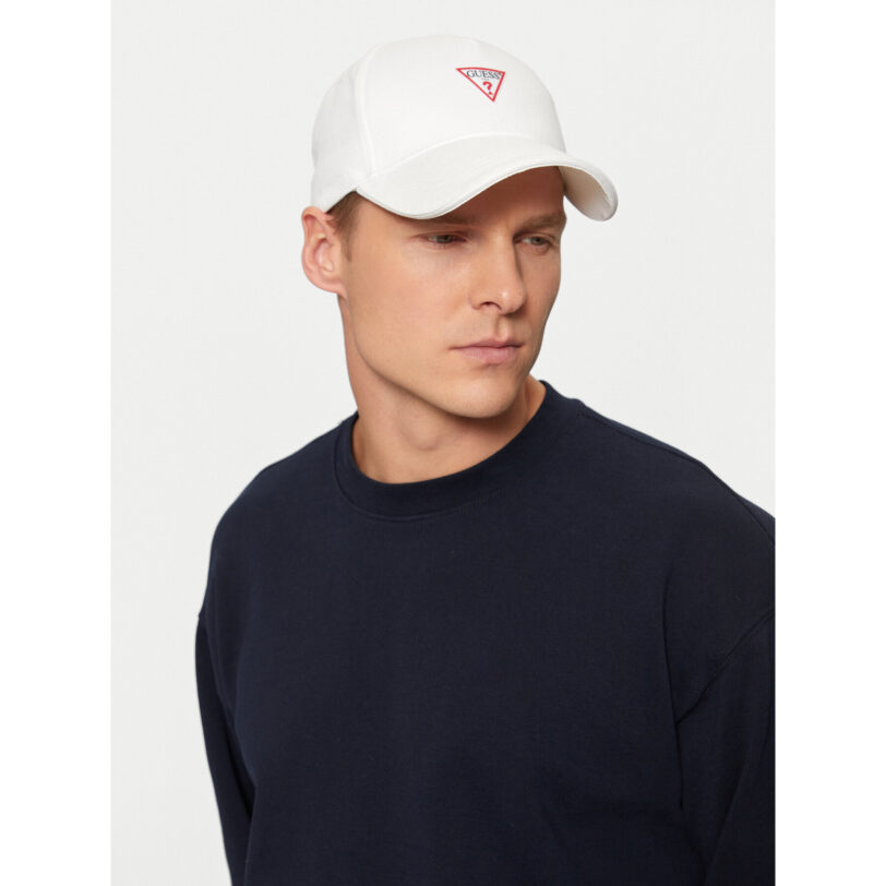 Шапка с козирка Guess M3YZ22 WBN60 Бял цвят на ниска цена