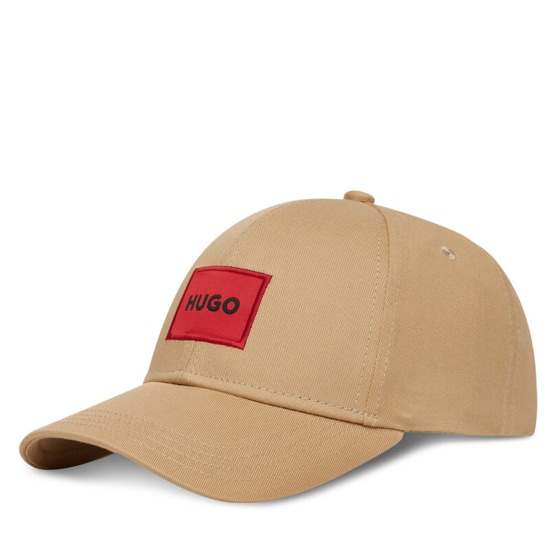 Шапка с козирка HUGO Men-X 581 50492745 Бежов цвят на ниска цена